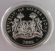 Load image into Gallery viewer, 2006 FIFA WORLD CUP GERMANY BU SIERRA LEONE ONE DOLLAR COIN &amp; CAPSULE
