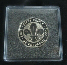 Load image into Gallery viewer, Cub Scouts Be Prepared 2019 UK Royal Mint Proof 50p Coin in Quadrum Cap + Box
