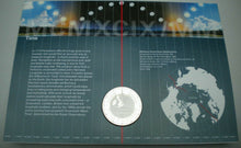 Load image into Gallery viewer, 1999-2000 MILLENNIUM MOMENT COIN COVER  BUNC ANNO DOMINI £5 COIN COVER PNC &amp; COA
