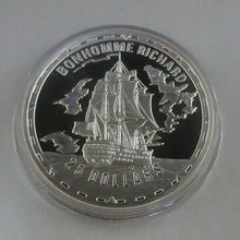 Load image into Gallery viewer, 2005 Legendary Fighting Ships BONHOMME RICHARD $25 Dollar Silver Proof 1oz COIN
