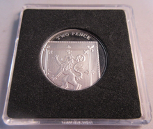 Load image into Gallery viewer, 2012 QUEEN ELIZABETH II SHIELD SECTION SILVER PROOF TWO PENCE COIN BOX &amp; COA
