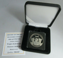 Load image into Gallery viewer, 2008 HISTORY OF THE RAF BOMBER COMMAND PROOF £5 FIVE POUND CROWN BOX COA
