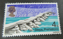 Load image into Gallery viewer, 1968 TARR STEPS PREHISTORIC  4d 7 STAMPS MNH INCLUDES TRAFFIC LIGHTS
