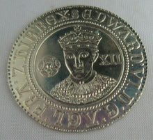 Load image into Gallery viewer, EDWARD VI SHILLING 12d &amp; ELIZABETH I SIXPENCE 6d RE-STRIKE SET IN CLEAR FLIP
