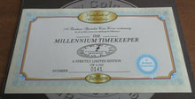 Load image into Gallery viewer, 2000 ISLE OF MAN 1 CROWN BIG BEN THE NEW MILLENNIUM BENHAM SILK PNC + COA
