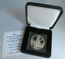 Load image into Gallery viewer, 1992 BATTLE OF MIDWAY MARSHALL ISLANDS PROOF $5 FIVE DOLLAR COIN IN BOX &amp; COA
