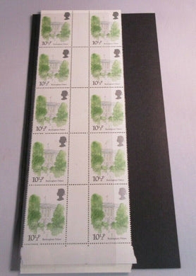 1980 LONDON LANDMARKS THE ALBERT MEMORIAL 12p GUTTER PAIRS 20 STAMPS MNH