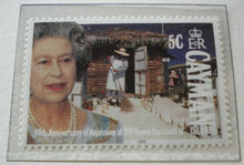 Load image into Gallery viewer, 1952-1992 QEII 40TH ANNIVERSARY OF THE ACCESSION - 5 X CAYMAN MNH STAMPS/INFO
