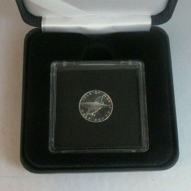Isle of Man 1978 925 Sterling Silver BUnc 1/2p Half Penny In Quad Box