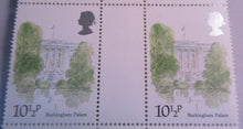 Load image into Gallery viewer, 1980 LONDON LANDMARKS BUCKINGHAM PALACE 10 1/2p GUTTER PAIRS 20 STAMPS MNH
