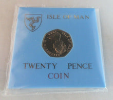 Load image into Gallery viewer, 1982 ISLE OF MAN 20P TWENTY PENCE COIN IN ORIGINAL SEALED PACK - FIRST YEAR
