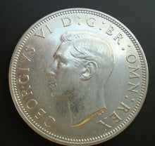 Load image into Gallery viewer, 1944 KING GEORGE VI BARE HEAD 1 SILVER HALF CROWN ref SPINK 4080 A3
