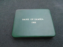 Load image into Gallery viewer, 1968 BANK OF ZAMBIA ROYAL MINT 5 COIN PROOF SET SEALED &amp; BOXED
