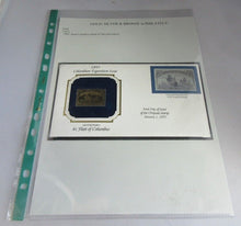 Load image into Gallery viewer, 1893 COLUMBIAN EXPOSITION ISSUE FLEET OF COLUMBUS GOLD PLATED 4C STAMP COVER FDC
