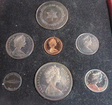 Load image into Gallery viewer, 1867-1967 ROYAL CANADIAN MINT 7 COIN SET MEDAL DOLLAR &amp; CENTS ORIGINAL BOX
