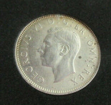 Load image into Gallery viewer, 1938 KING GEORGE VI BARE HEAD .500 SILVER PAIR OF ONE SHILLING COINS BOTH BOXED
