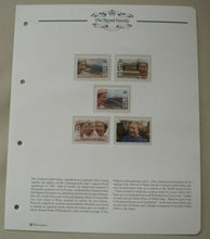 Load image into Gallery viewer, 1952-1992 QEII 40TH ANNIVERSARY OF THE ACCESSION - 5 X ST. KITTS MNH STAMPS/INFO
