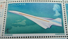 Load image into Gallery viewer, 1969 CONCORDE GOAMAN HARRISON 4d 6 STAMPS MNH INCLUDES TRAFFIC LIGHTS
