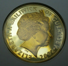 Load image into Gallery viewer, 1952-2002 HM THE QUEENS GOLDEN JUBILEE SILVER PROOF/GOLD PLATED £5COIN COVER PNC
