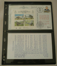 Load image into Gallery viewer, 1987 THE CLOSURE OF RAF HENDON S/L B.H. DROBINSKI DFC SIGNED FLOWN STAMP COVER
