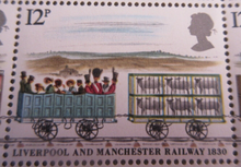 Load image into Gallery viewer, 1980 150TH ANNIV OF LIVERPOOL &amp; MANCHESTER RAILWAY FULL SHEET 100 X STAMPS MNH
