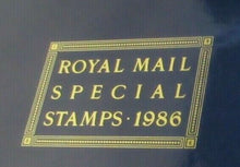 Load image into Gallery viewer, 1986 ROYAL MAIL SPECIAL STAMPS BOOK COMPLETE WITH SEALED STAMPS AND SLEEVE
