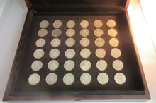 Load image into Gallery viewer, 1937-1952 KING GEORGE VI SHILLING COLLECTION ALSO INCLUDES 2 GEORGE V &amp; 2 QEII
