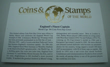 Load image into Gallery viewer, 1994 ENGLAND&#39;S FINEST CAPTAIN BOBBY MOORE WINNERS 1966 5 CROWN COIN COVER PNC
