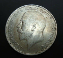 Load image into Gallery viewer, 1923 GEORGE V BARE HEAD COINAGE HALF 1/2 CROWN SPINK 4021A CROWNED SHIELD 2
