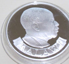 Load image into Gallery viewer, 1978 ROYAL MINT MALAWI 5 KWACHA SILVER PROOF ZEBRA COIN CONSERVATION
