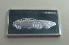 Load image into Gallery viewer, 1970 FERRARI 15mm X 10mm 1.60gram SILVER INGOT WITH INFORMATION SLIP
