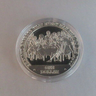 2007 Battle of Trafalgar - Nelson Silver Proof Cook Islands $1 Coins + Caps Cc7