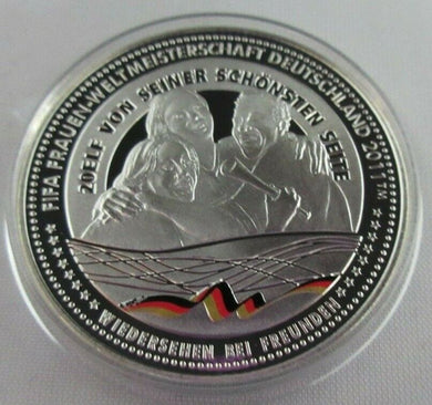 FIFA WOMENS WORLD CUP GERMANY 2011 36mm WIEDERSEHEN BEI FREUNDEN S/PROOF MEDAL