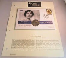 Load image into Gallery viewer, 1900-2002 HER MAJESTY THE QUEEN MOTHER IN MEMORIAM BUNC CROWN COIN/PNC
