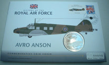 Load image into Gallery viewer, 2007 AVRO ANSON HISTORY OF THE ROYAL AIR FORCE PROOF 1 DOLLAR COIN COVER PNC
