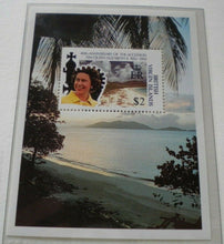 Load image into Gallery viewer, 1952-1992 QEII 40TH ANNIVERSARY OF THE ACCESSION - 5 X BVISLAND MNH STAMPS/INFO
