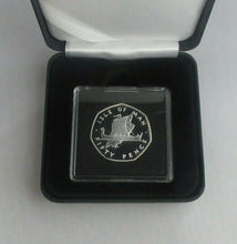 Load image into Gallery viewer, Isle of Man 1977 925 Sterling Silver Proof 50p Fifty Pence In Quad Box
