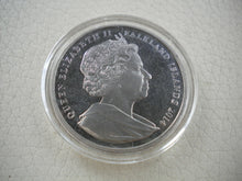 Load image into Gallery viewer, 2014 WE WILL REMEMBER THEM FALKLAND ISLANDS COLOURED CROWN COIN WITHIN CAPSULE
