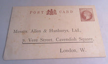 Load image into Gallery viewer, QUEEN VICTORIA HALF PENNY POSTCARD USED IN CLEAR FRONTED HOLDER
