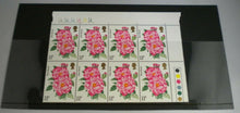 Load image into Gallery viewer, 1976 ROSA MUNDI 11P BLOCK OF EIGHT STAMPS MNH &amp; TRAFFIC LIGHTS
