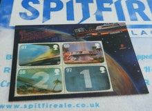 Load image into Gallery viewer, 4Thunderbirds Lenticular 3D Effect postage Stamps ,Mini Sheet Gerry Anderson MNH
