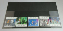 Load image into Gallery viewer, 1996 50TH ANNIVERSARY OF CHILDRENS TELEVISION 5 STAMPS MNH WITH STAMP HOLDER
