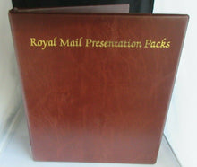 Load image into Gallery viewer, ROYAL MAIL PRESENTATION PACKS PADDED ALBUM HOLDS 40 PNC&#39;S
