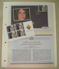 Load image into Gallery viewer, 2009 QE II&#39;S ROYAL GRANDCHILDREN PRINCESS EUGENIE STAMP COVER/ 4 MNH STAMPS/INFO
