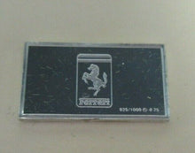 Load image into Gallery viewer, 1949 FERRARI 15mm X 10mm 1.60gram SILVER INGOT WITH INFORMATION SLIP
