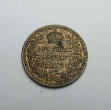 Load image into Gallery viewer, 1913 1/3 FARTHING KING GEORGE V SPINK REF 4062 FOR USE IN MALTA
