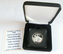 Load image into Gallery viewer, 1996 OLYMPIC NATIONAL PARK ELIZABETH II SILVER PROOF $2 DOLLARS COIN BOX &amp; COA
