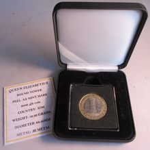 Load image into Gallery viewer, 2013 QEII ROUND TOWER PEEL AA MINT MARK £2 TWO POUND COIN QUAD CAPSULE BOX &amp; COA
