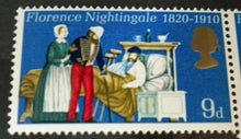 Load image into Gallery viewer, FLORENCE NIGHTINGALE 1820-1910 9d 4 STAMPS MNH INCLUDES TRAFFIC LIGHTS
