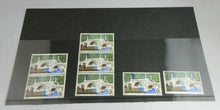 Load image into Gallery viewer, 1968 ABERFELDY BRIDGE 9d 7 X STAMPS MNH IN CLEAR FRONTED STAMP HOLDER
